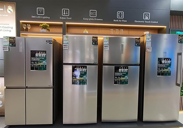 Hisense Appliance Retail with ESL Tags