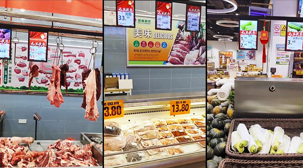 digital displays for retail