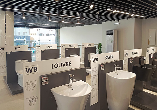 Bathroom Shop with ESL Solution