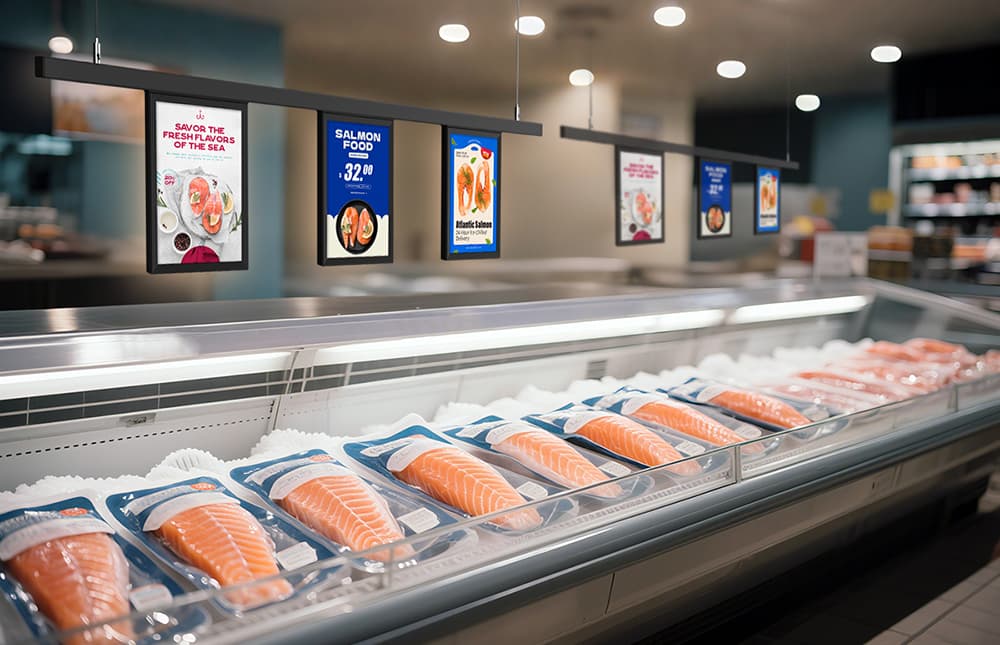 LCD Signage in fresh food supermarket.jpg