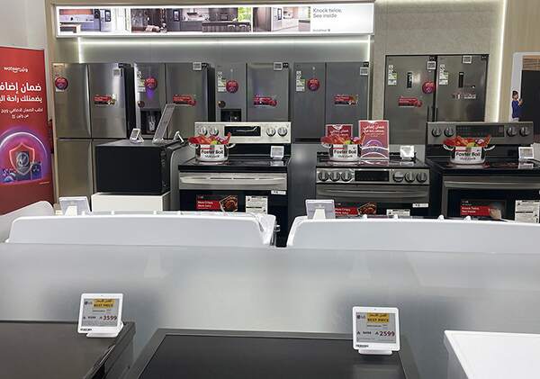 Saudi LG Distributor with Datallen ESLs