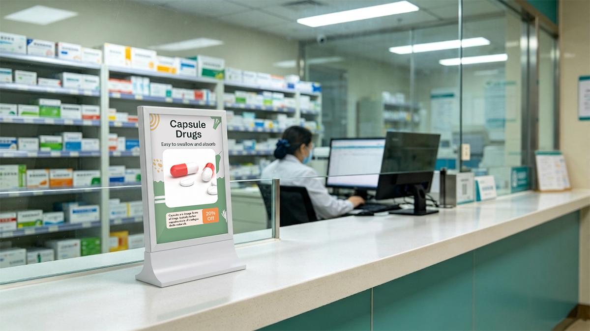 Datallen LCD Digital Signage in Hospital